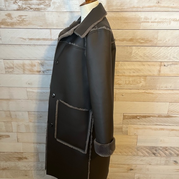 Anthropologie size XS Kerry faux fur coat - Picture 6 of 11